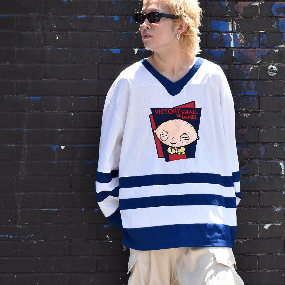 Y2K “Family Guy” ホッケーシャツ 240614H