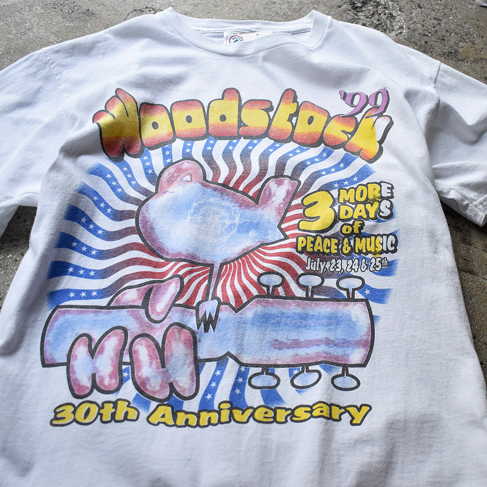 ウッドストック Woodstock 99 フェスティバル バックワーゲンバス Tシャツ 1999年 ヴィンテージ