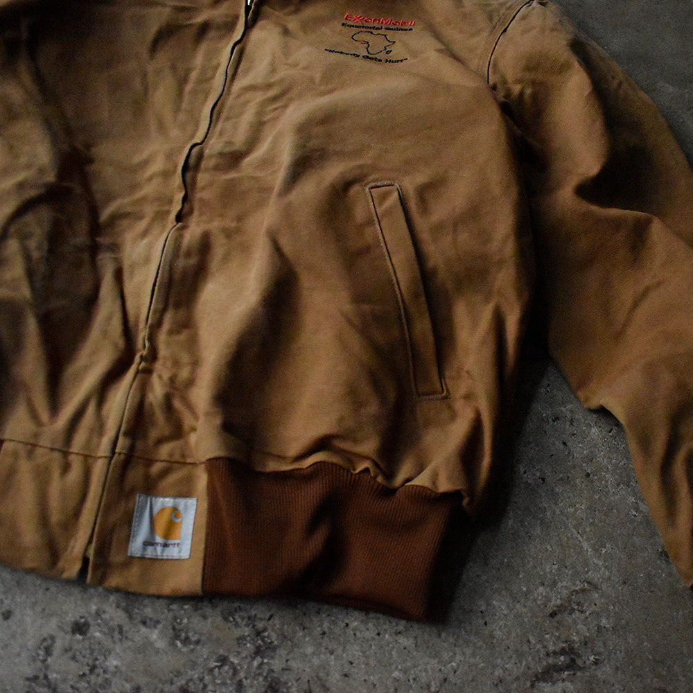 90's～　Carhartt/カーハート　企業刺繡！　ダックジャケット　メッシュライナー　230908H