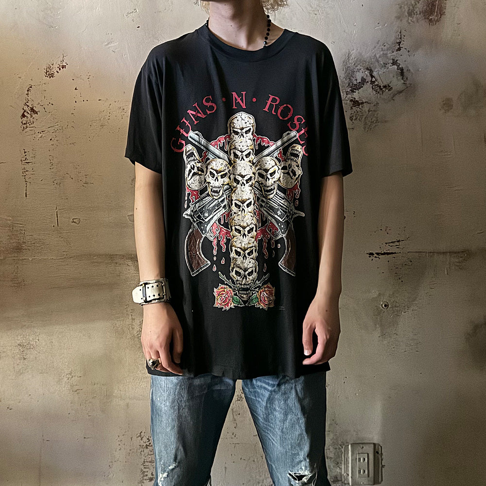 90's GUNS N' ROSES “Use Your Illusion 1991” Tour Tシャツ 240702H