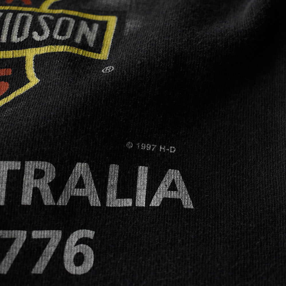 90's　Harley-Davidson/ハーレー・ダビッドソン　"オーストラリア カンガルー"  Tee　230906H