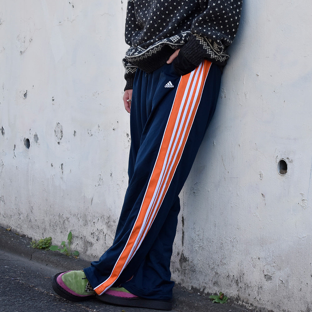 Y2K adidas ドローコード付き トラックパンツ 231117H