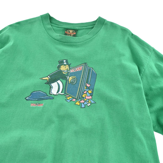 90's MONOPOLY "GO TO JAIL" ゲームTシャツ 260811H