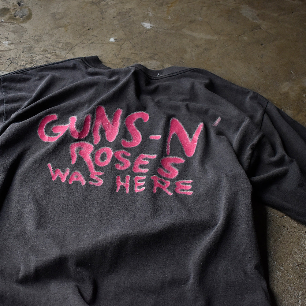 80's GUNS N' ROSES “WAS HERE” Tシャツ 240606H