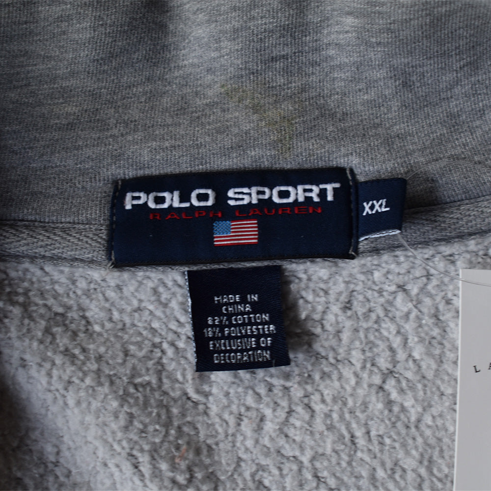 90’s POLO SPORT RALPH LAUREN XXLサイズ！ ハーフジップスウェット 231020