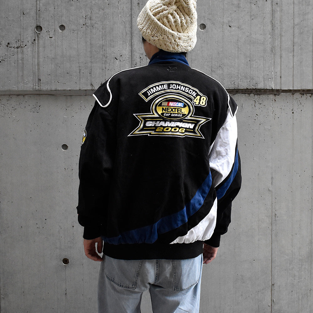 Y2K Chase Authentics コットン レーシングジャケット 241005H