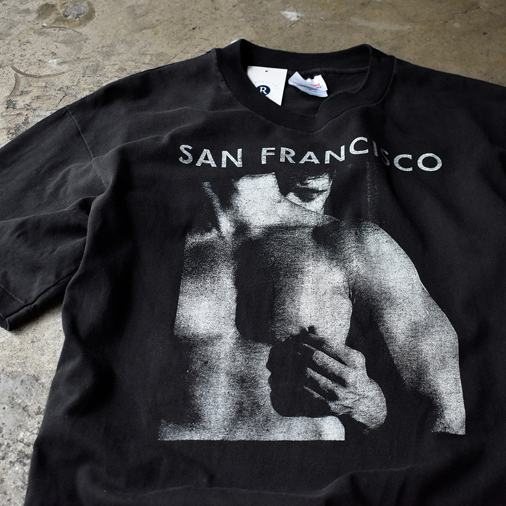 90's SAN FRANCISCO フォト art Tシャツ 240610H