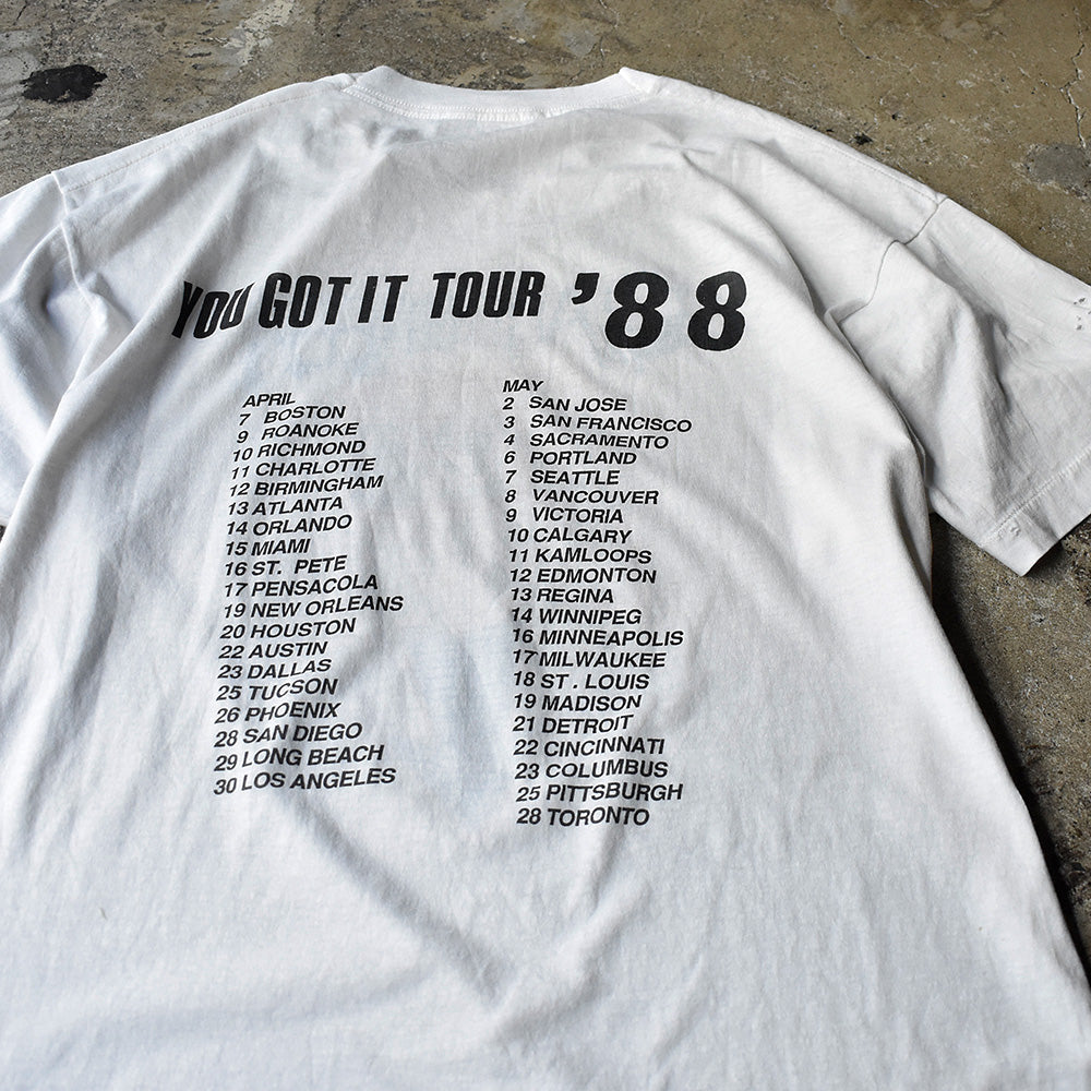 80's GANG GREEN “You Got It” Tour'88 Tシャツ 240122HSG1