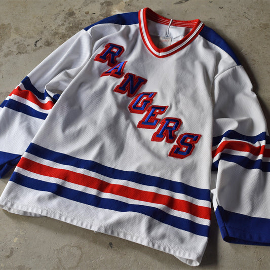 80's　NHL New York Rangers/ニューヨーク・レンジャース ホッケーシャツ　USA製　220921