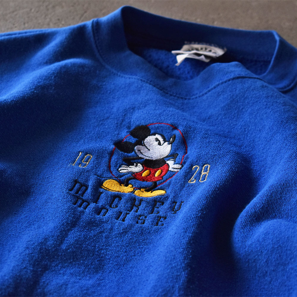 90’s Disney “1928 Mickey mouse” スウェット USA製 231130