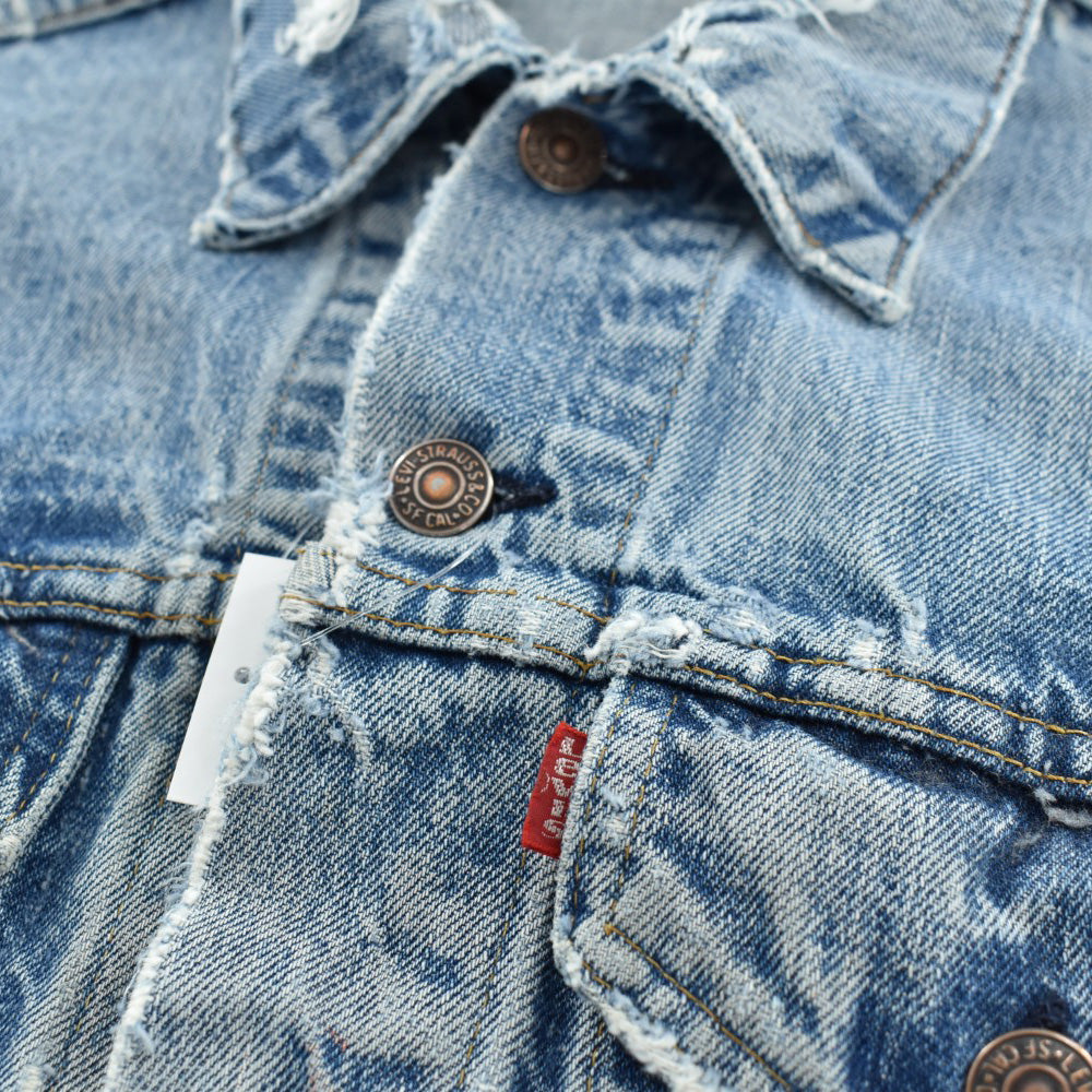 70's Levi's 70505 "BORO" クラッシュデニムジャケット USA製 260306H