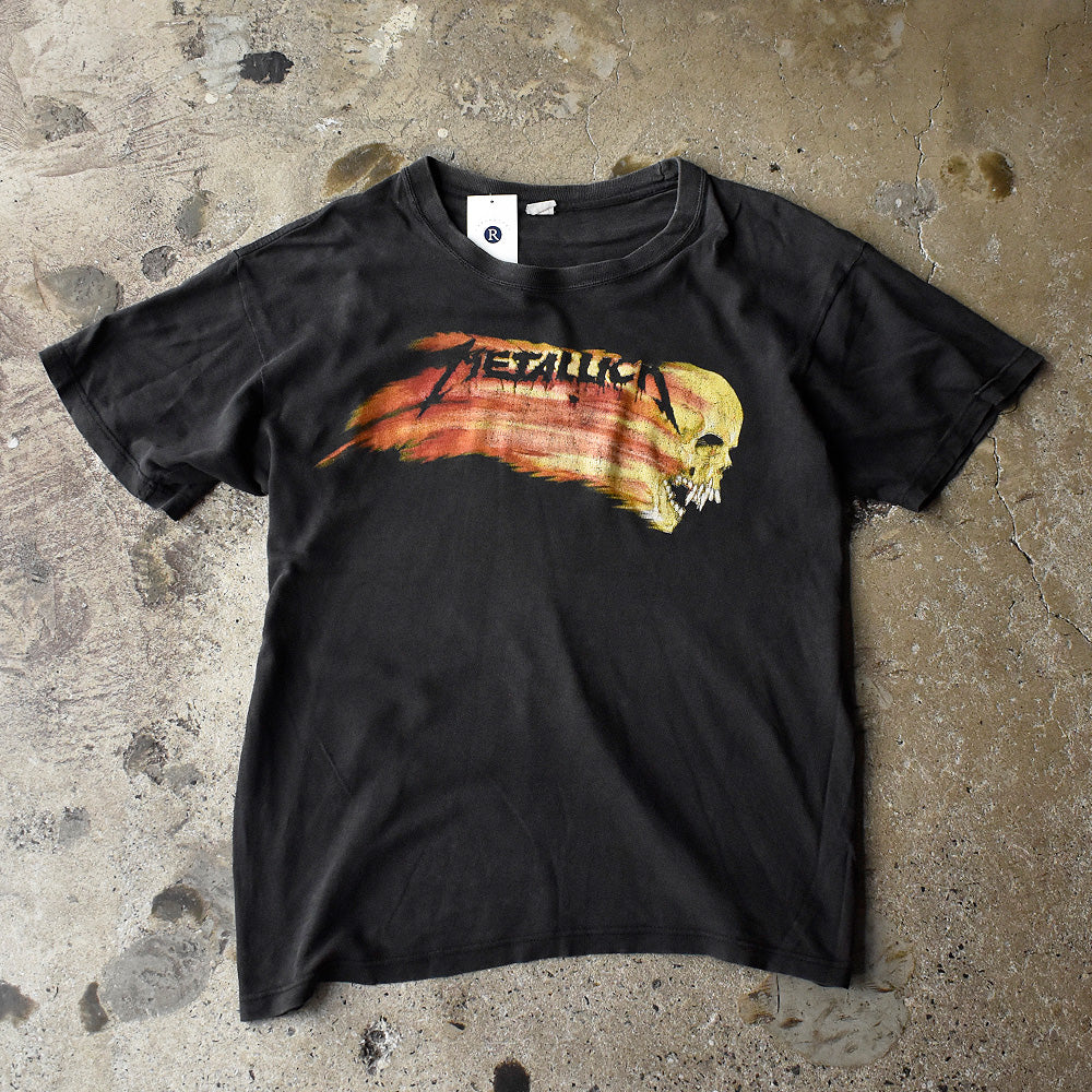 90's Metallica“ファイヤースカル“ ロック Tシャツ Euro製 250720H