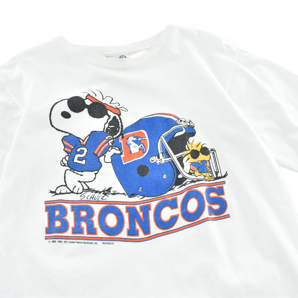 80's PEANUTS "DENVER BRONCOS" スヌーピーTシャツ 260501H