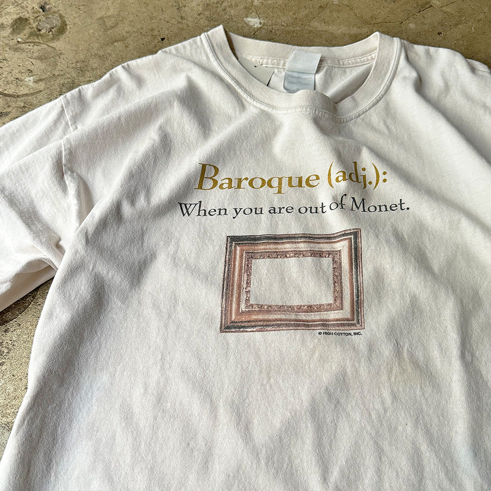クロード・モネ 額縁 ジョークTシャツ 1990年〜 ヴィンテージ