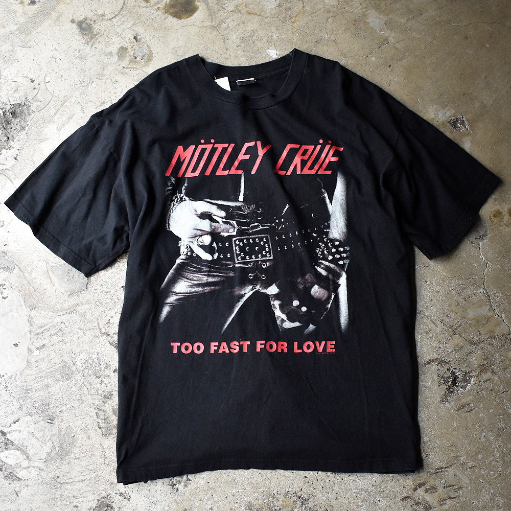 モトリー・クルー Too Fast For Love ジャケットフォト Tシャツ 2001年 XL 古着