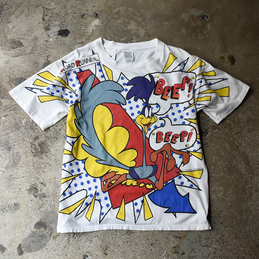 ルーニー・テューンズ ロード・ランナー オールオーバープリント Tシャツ 1994年 USA製 ヴィンテージ