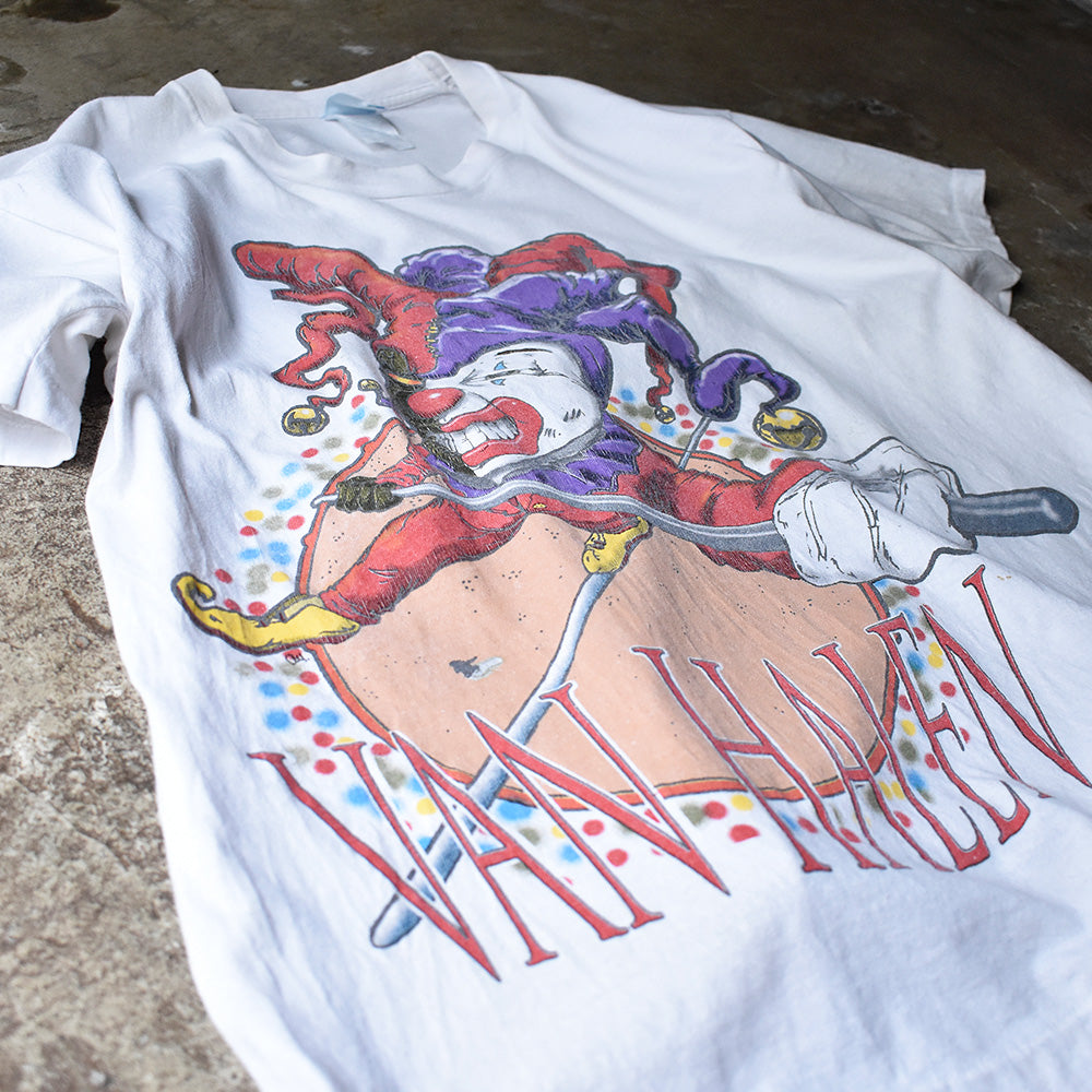 ヴァン・ヘイレン Balance Tour ピエロ グラフィック ツアーTシャツ 1995年 シングルステッチ ヴィンテージ