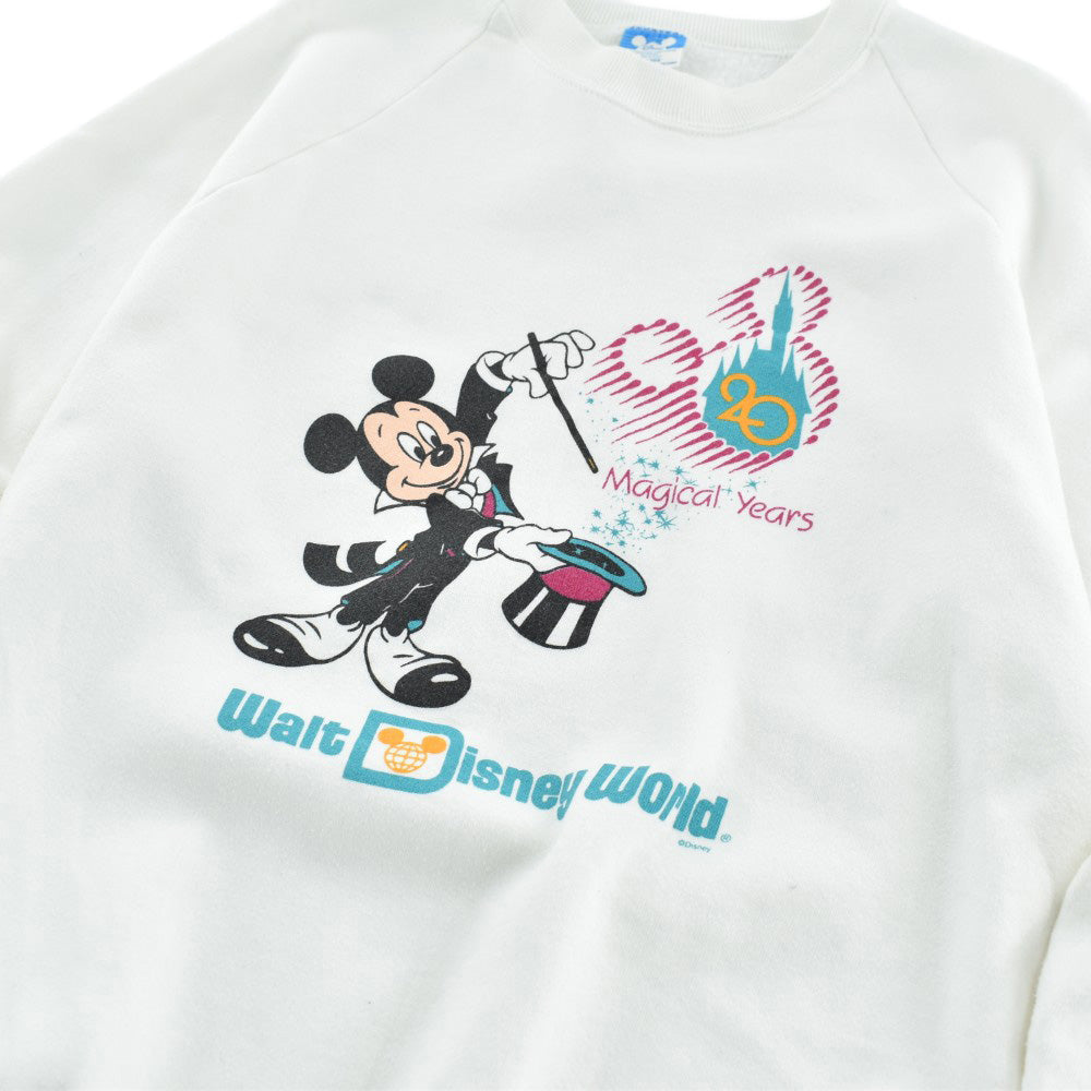 90's Walt Disney World "20 Magical Years" ミッキースウェット USA製 260317H
