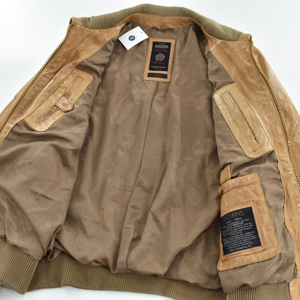Y2K REDSKINS シープレザー レザージャケット 261020H