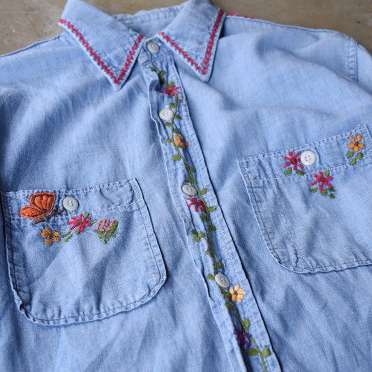 70’s Old Kentucky 刺繡 シャンブレーシャツ 251114H