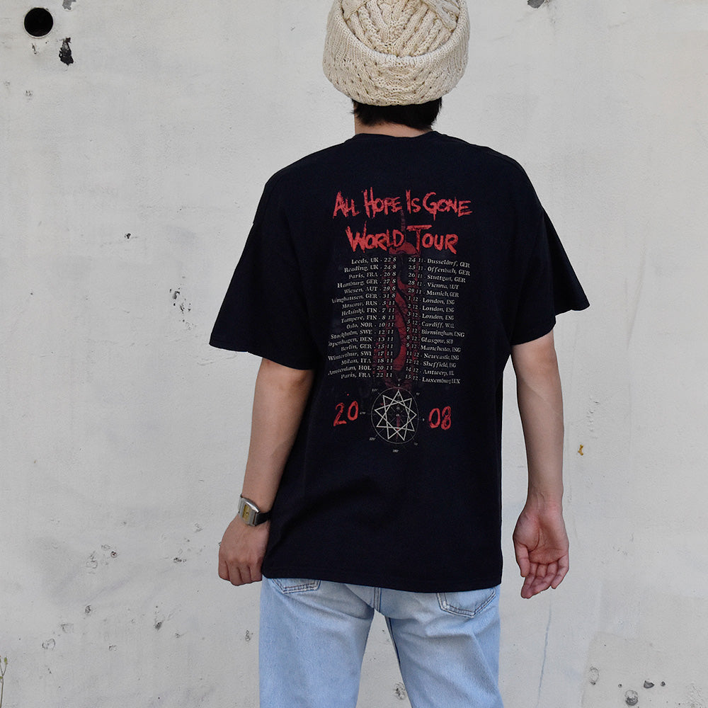 Y2K Slipknot “All Hope Is Gone” World Tour ロック Tシャツ 250814H