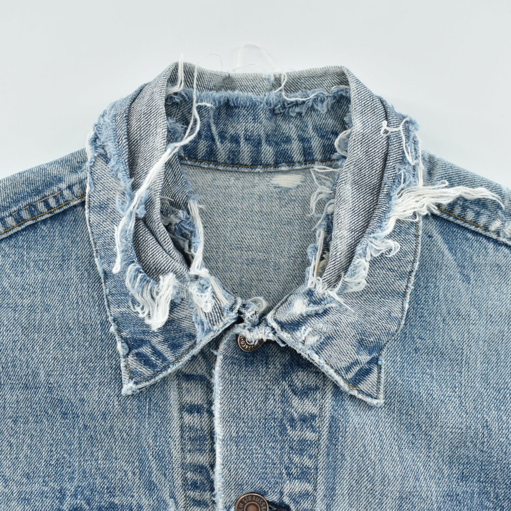 70's Levi's 70505 "BORO" クラッシュデニムジャケット USA製 260306H