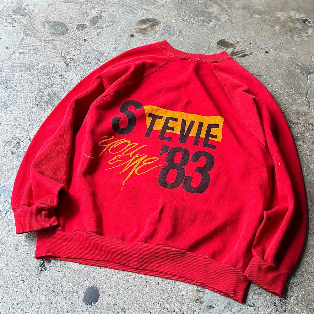 80's Stevie Wonder “You＆Me '83” スウェット 240313H