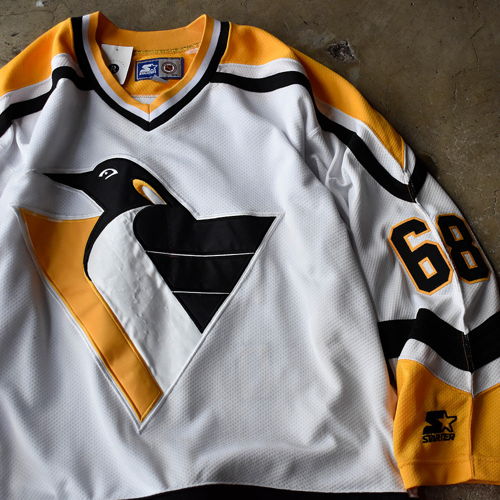 Y2K STARTER NHL “Pittsburgh Penguins“ ホッケーシャツ 250725H