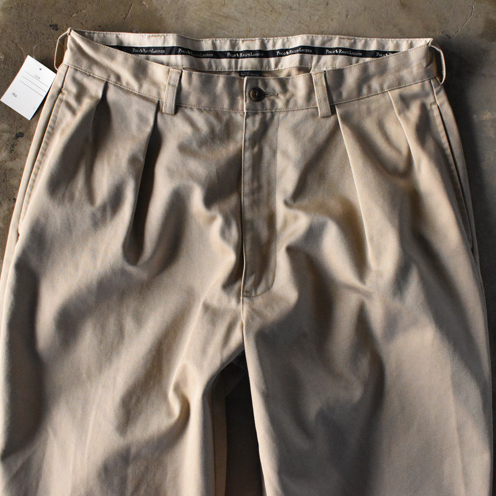 Polo Ralph Lauren “ANDREW PANT” ツータック チノパン 240321 S2028