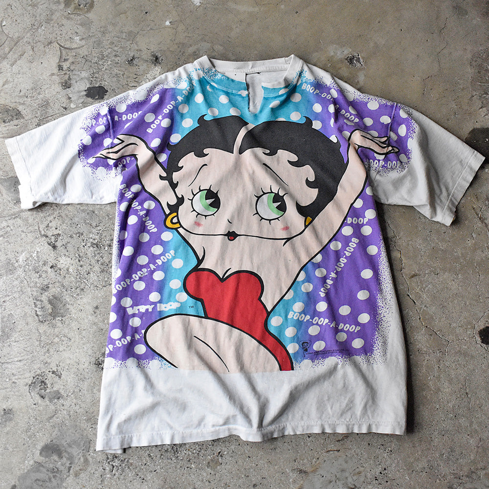 90's AOP！ BETTY BOOP Tシャツ 240308H