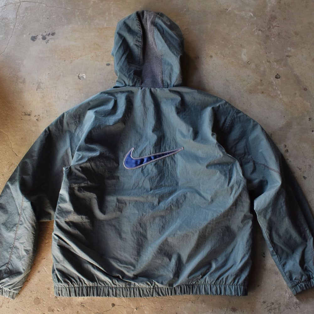 90’s NIKE swoosh刺繍 キルティングライナー ナイロンジャケット 231210