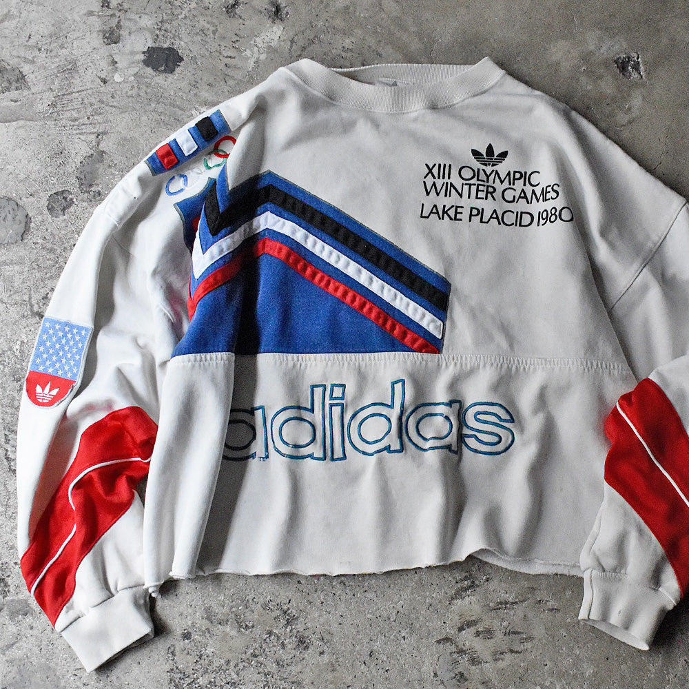 80's adidas “Olympic” カットオフ！ スウェット 231216H