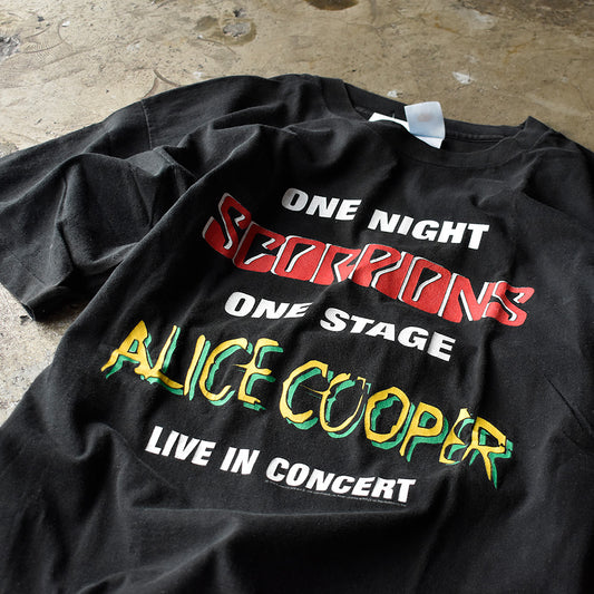 90's Scorpions×Alice cooper Tour Tシャツ 240807H