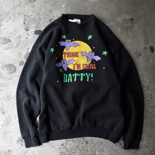 90's “I Think I'm Going Batty” スウェット 241020H