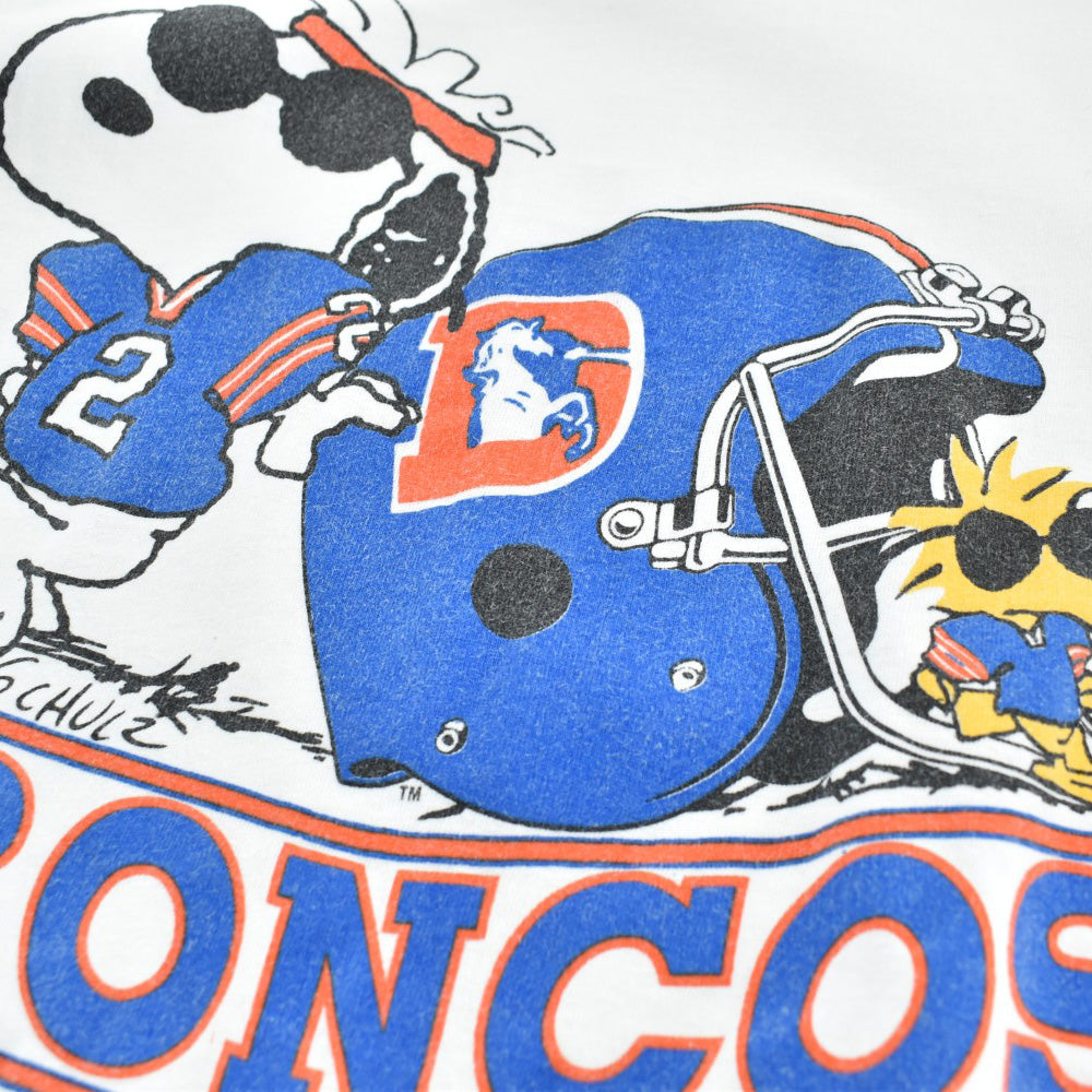80's PEANUTS "DENVER BRONCOS" スヌーピーTシャツ 260501H