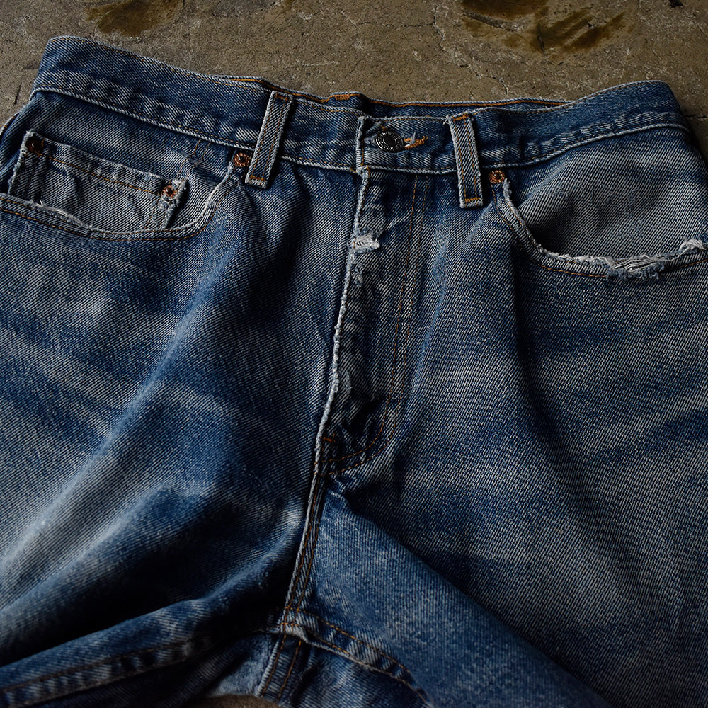 90's ダメージ！ Levi's 550 Relaxed Fit デニムパンツ USA製 231102H