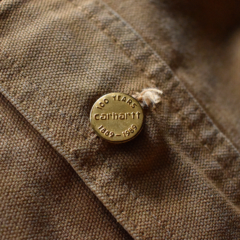 80's Carhartt “100years” ダック チョアコート ブランケットライナー USA製 241120H
