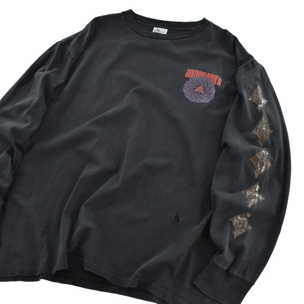 90's Soundgarden "Badmotorfinger" ロングスリーブ グランジ ロックTシャツ 260915H