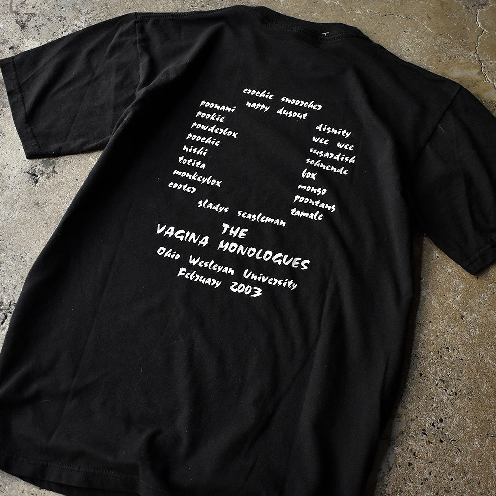 Y2K “The Vagina Monologues” Tシャツ 250710H
