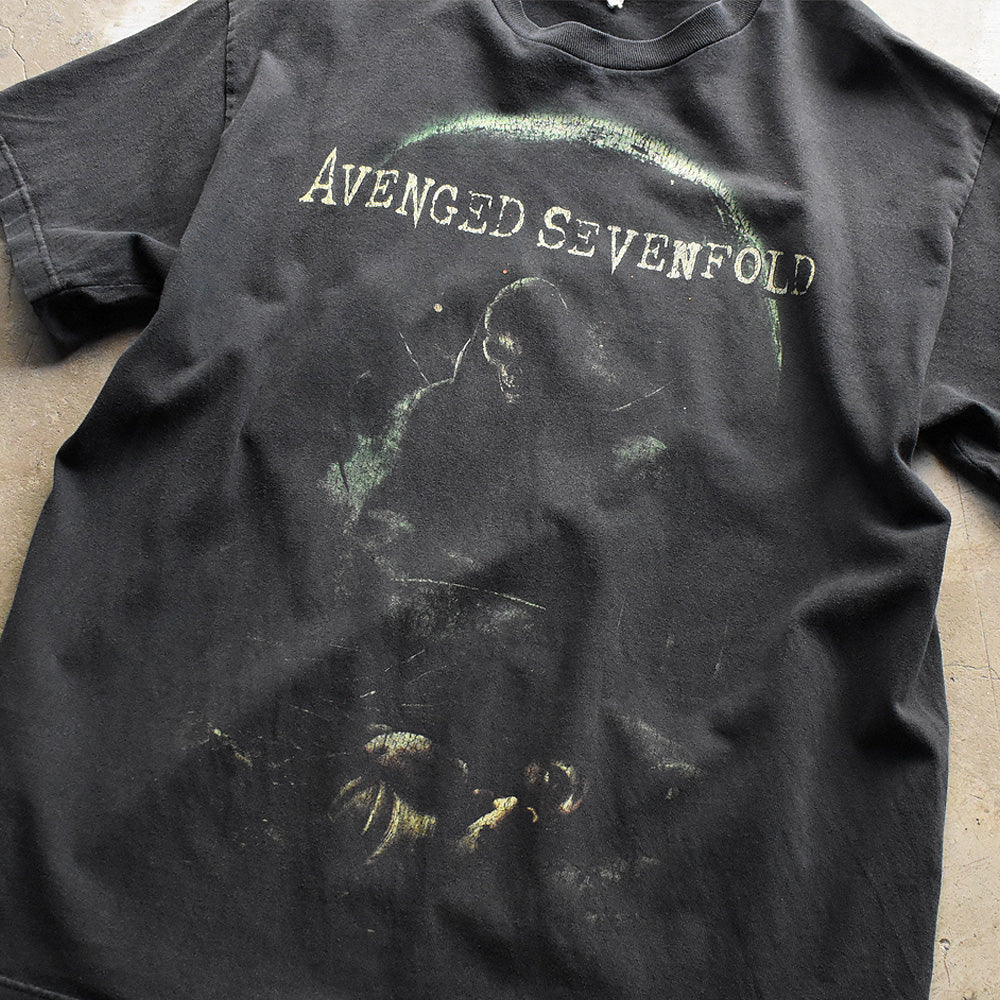 Y2K AVENGED SEVENFOLD “GRIM REAPER” メタル ロック Tシャツ 250705