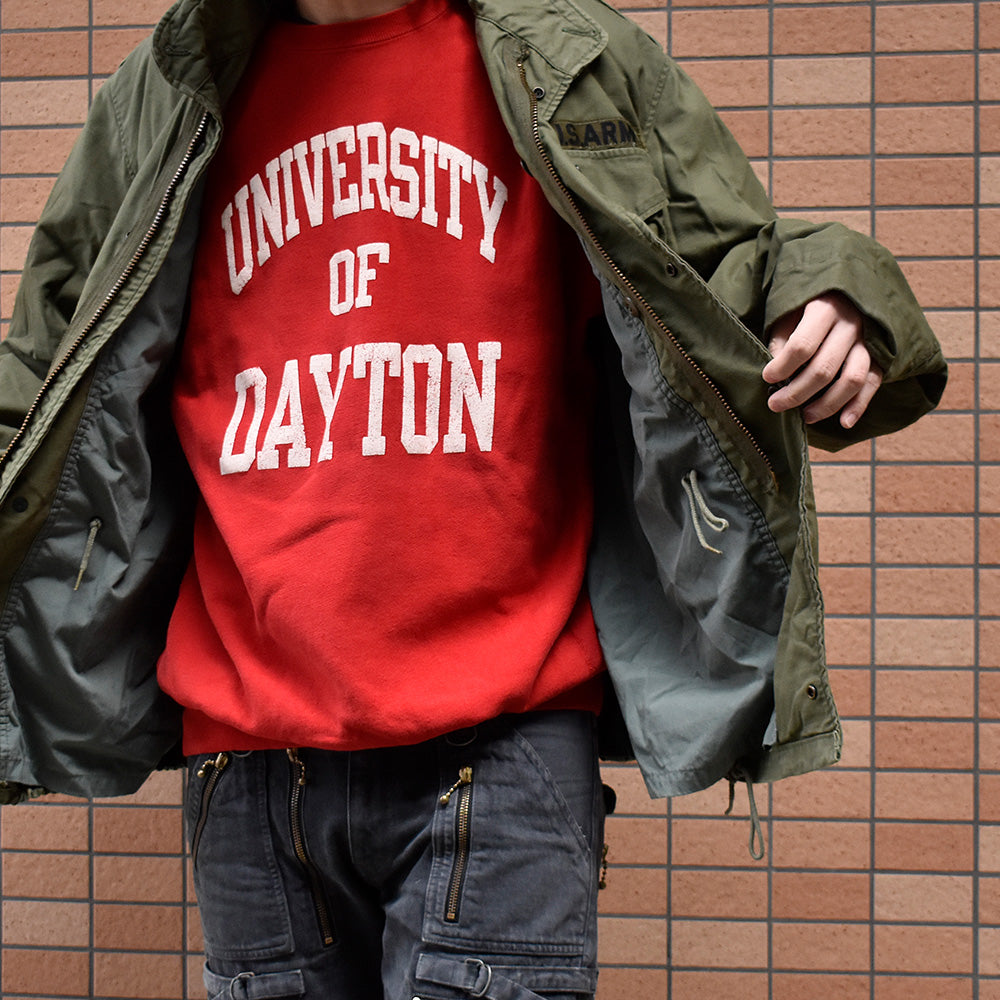 90's Champion “UNIVERSITY OF DAYTON” RWスウェット USA製 240309H