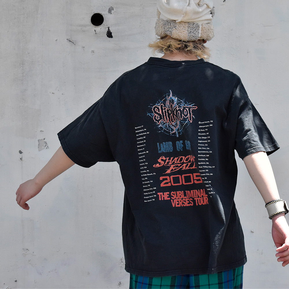 Y2K Slipknot “The Subliminal Verses” Tour Tシャツ 240519H