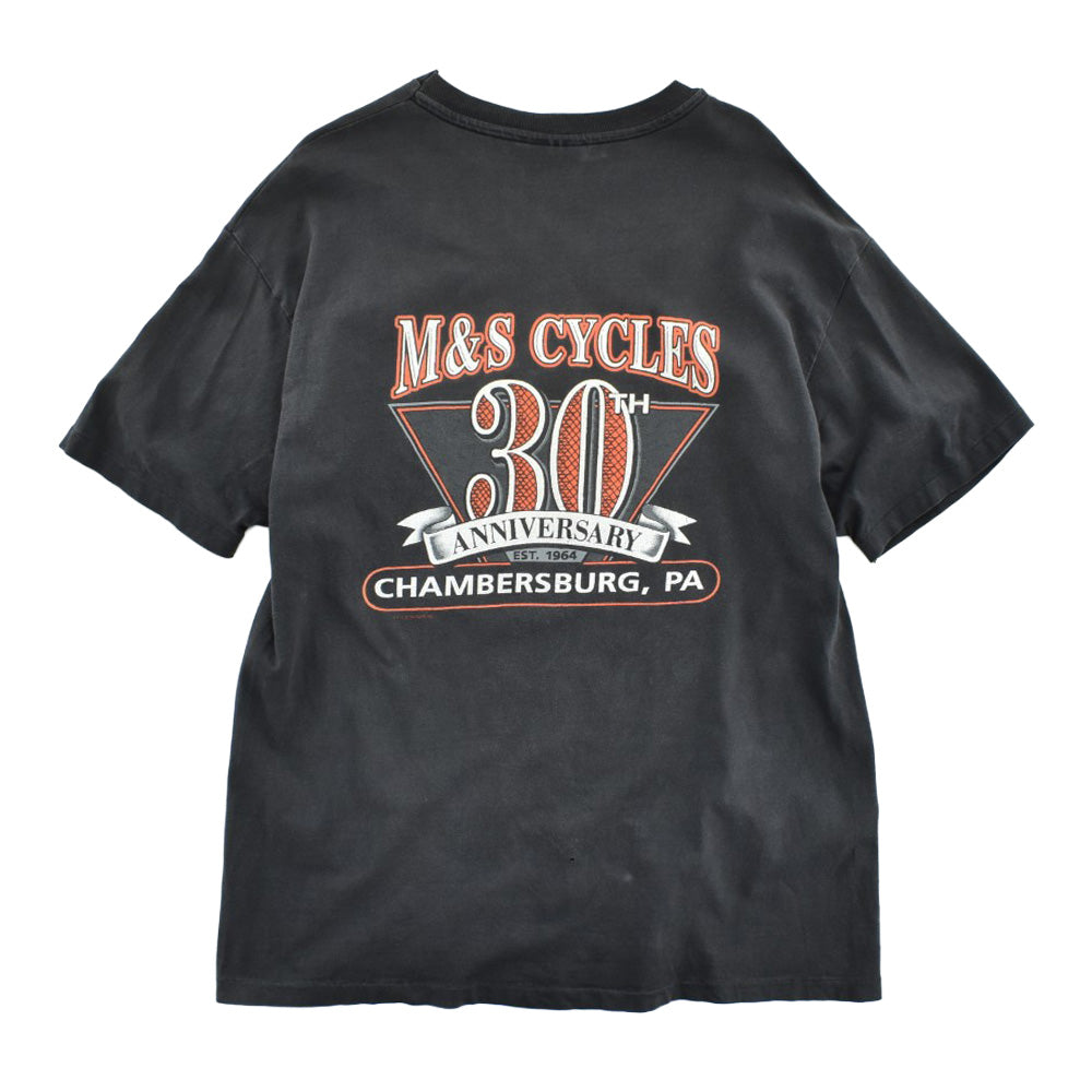 90's HARLEY-DAVIDSON "Can't Chain The Power" ブラックパンサー バイカーTシャツ USA製 260814H