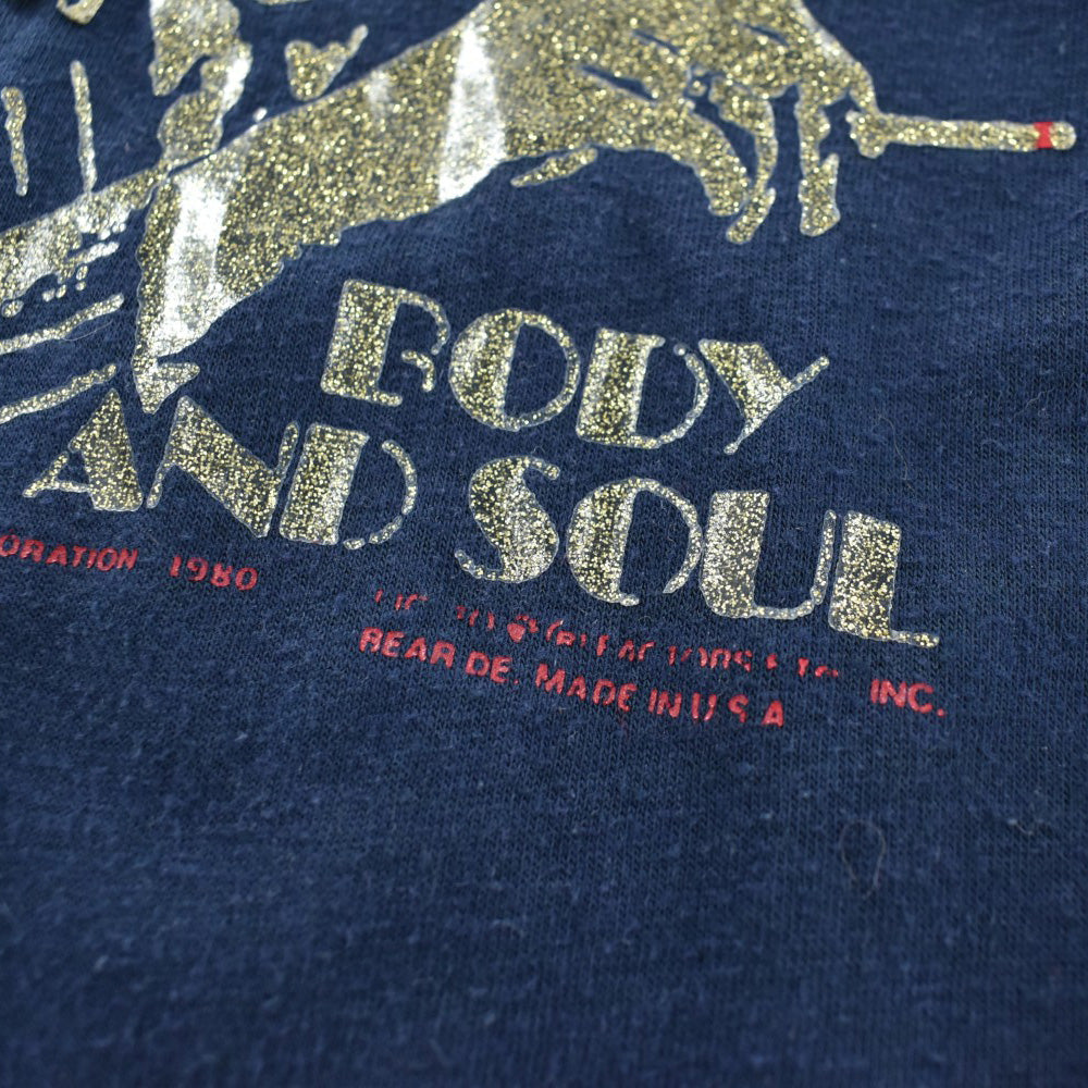 80's "BODY AND SOUL" Humphrey Bogart ムービーTシャツ 260421H