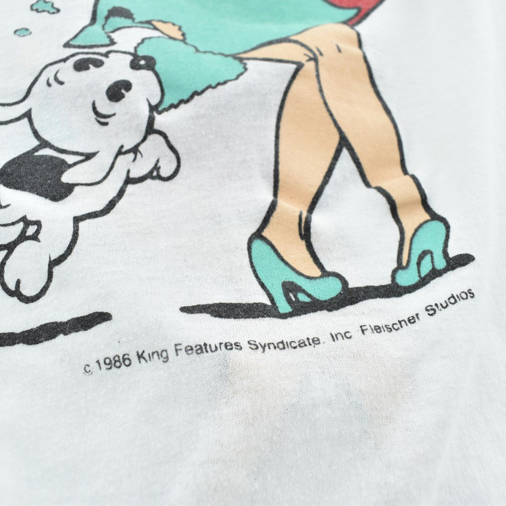 80's Betty Boop "I want to be loved by you" キャラクターTシャツ 260825H