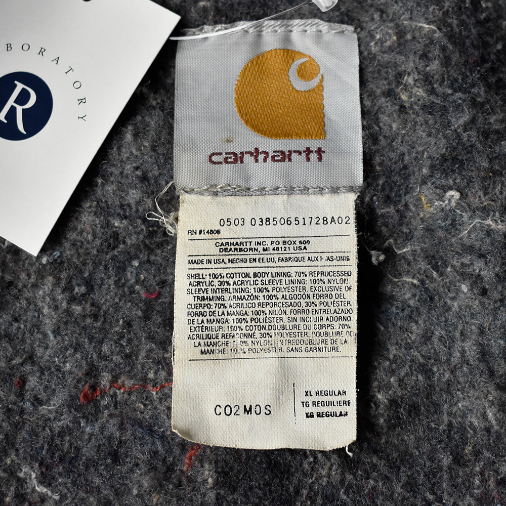 Y2K ダメージ！ Carhartt ダック チョアコート ブランケットライナー USA製 231229H