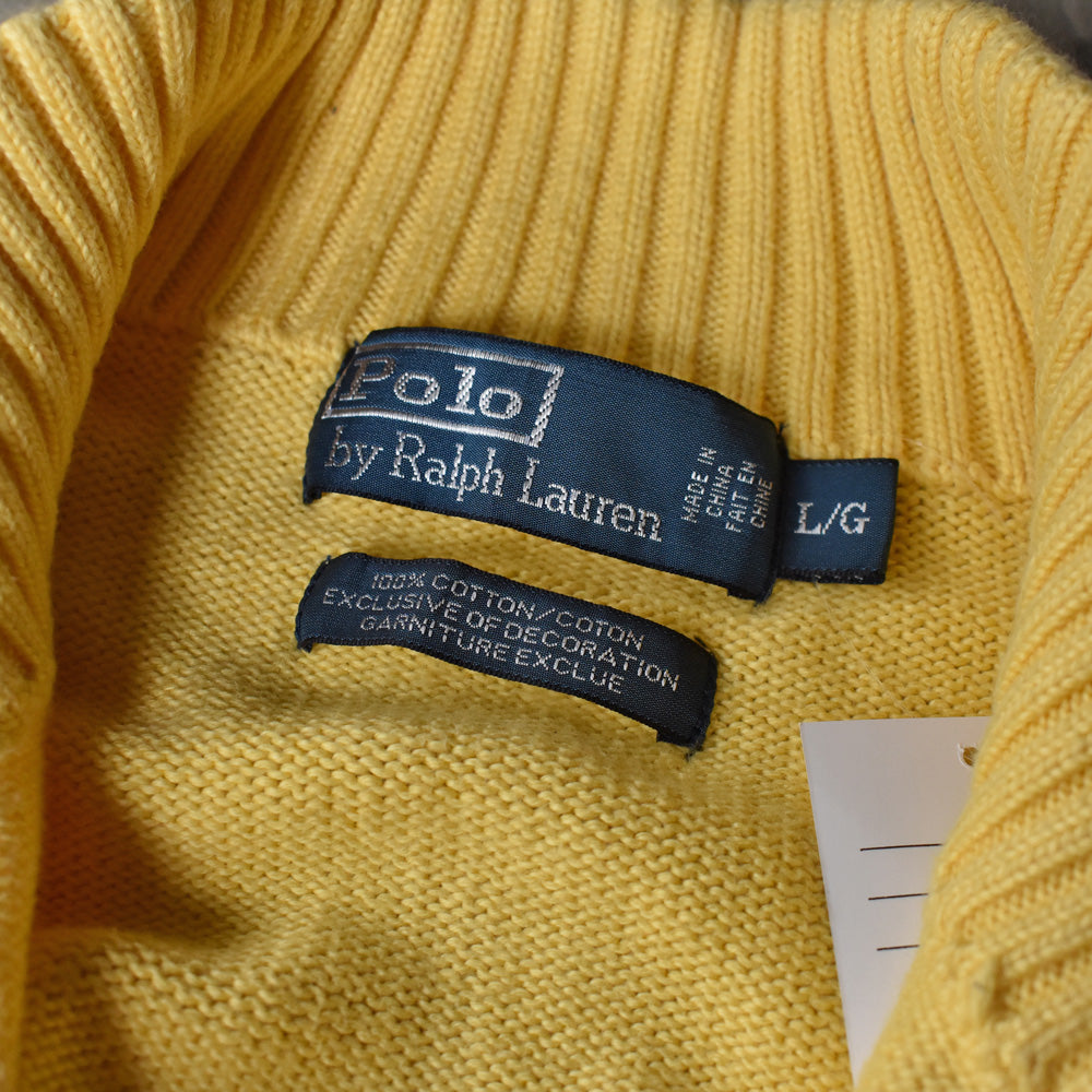 Polo Ralph Lauren/ポロ ラルフローレン ハーフジッププル オーバーニット　230624
