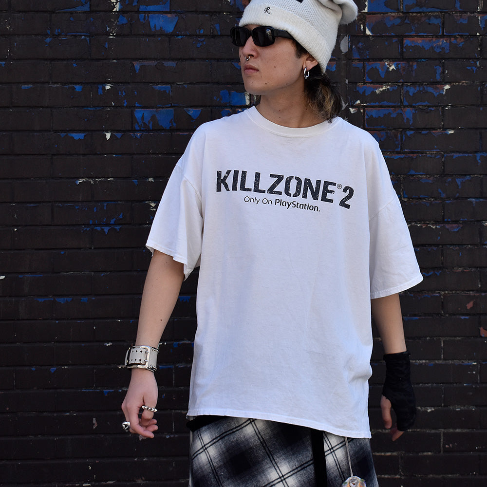 Y2K "KILLZONE" PlayStation Tシャツ 231205H