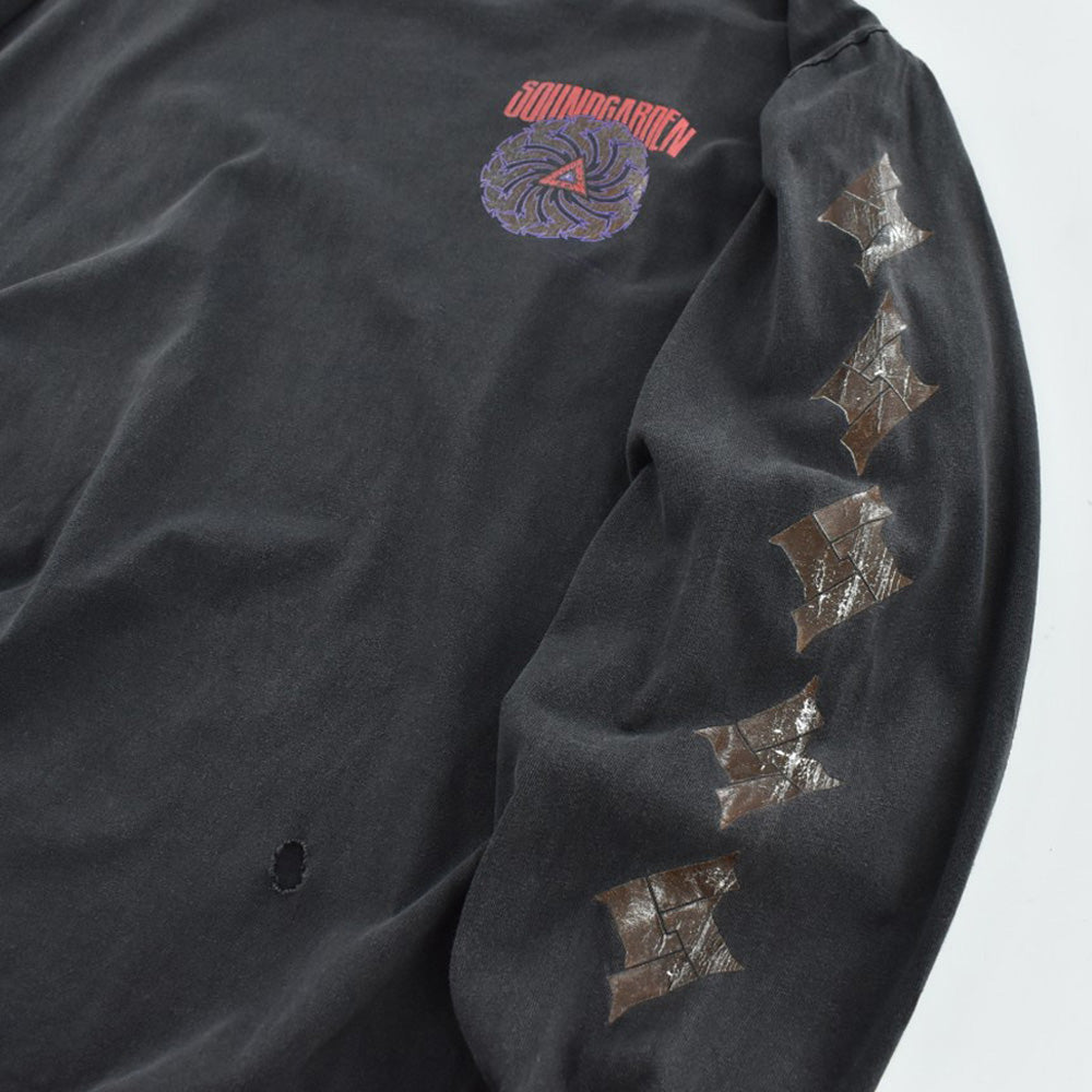 90's Soundgarden "Badmotorfinger" ロングスリーブ グランジ ロックTシャツ 260915H