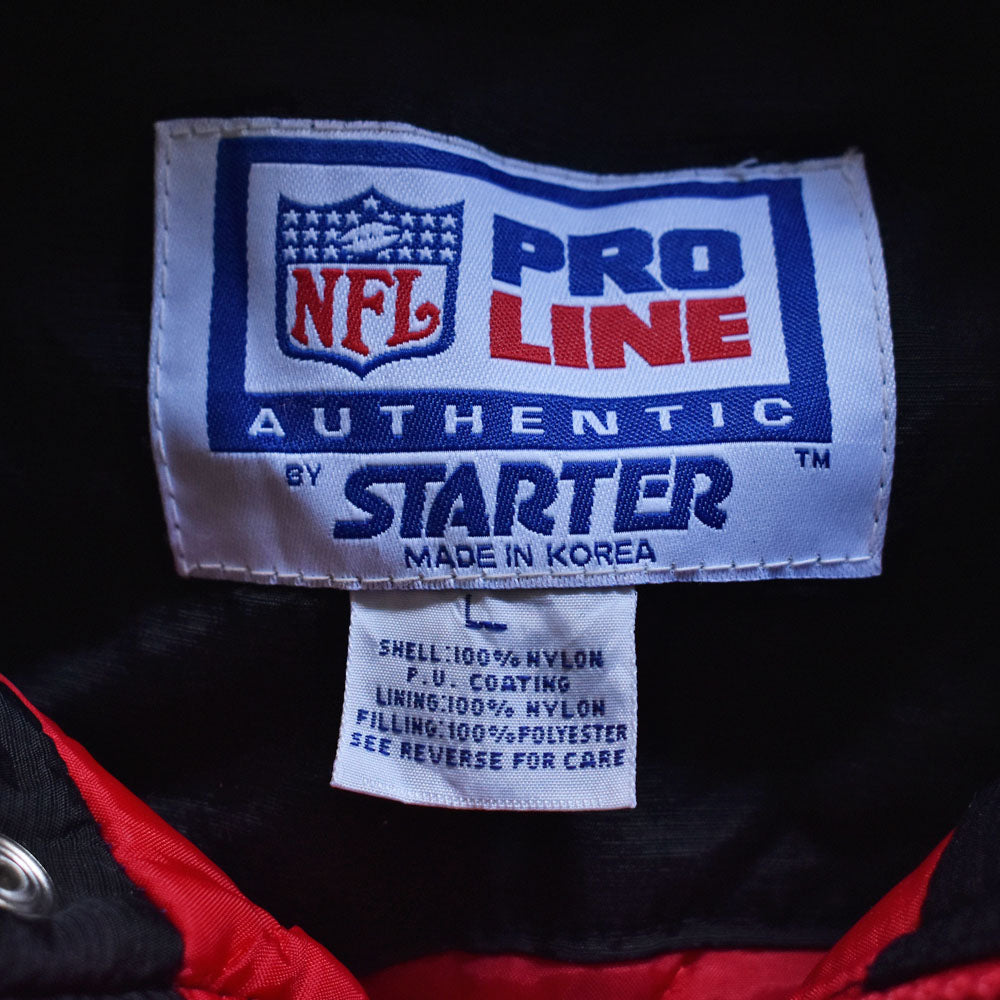 90’s STARTER ”NFL 49ERS” 中綿入り フード ナイロンプルオーバー　231218